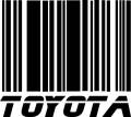 Vinyl - Bar Code - Toyota Bar Code