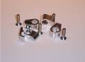 Pro Billet Aluminum Hose or Wire Clamps - 1/4 In.