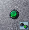 Illuminated Round Rocker Switch (Green)