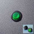 Switches & LED's - Rocker Switches - Illuminated Round Rocker Switch (Green)